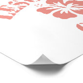 Lesotho Pink Girl Poster (Ecke)