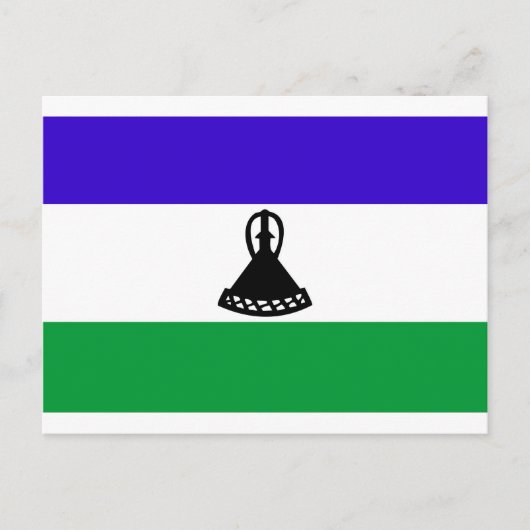 Lesotho Postkarte (Vorderseite)