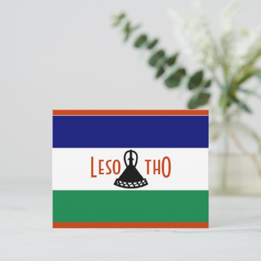 Lesotho Postkarte (Stehend Vorderseite)