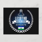 Lesotho Postkarte (Vorderseite)