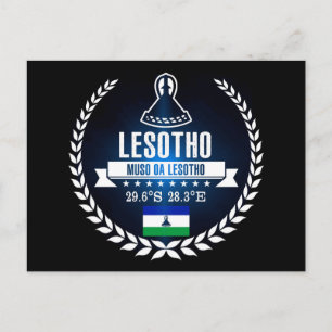 Lesotho Postkarte