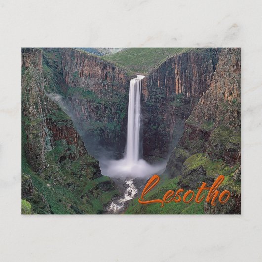 Lesotho Postkarte (Vorderseite)