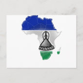 Lesotho Postkarte (Vorderseite)