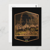 Lesotho Postkarte (Vorne/Hinten)
