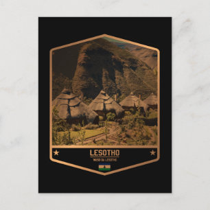 Lesotho Postkarte