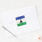 Lesotho Quadratischer Aufkleber (Umschlag)