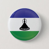 Lesotho Round Icon Flag Button (Vorderseite)