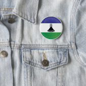 Lesotho Round Icon Flag Button (Beispiel)