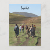 Lesotho shepherds postkarte (Vorderseite)