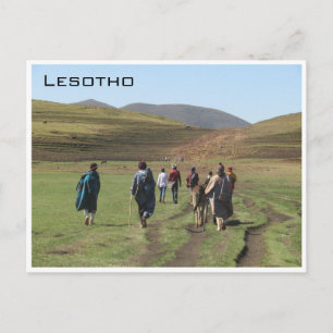 Lesotho Shepherds Postkarte