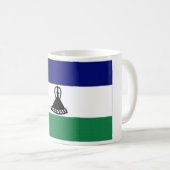 Lesotho-Staatsflagge Kaffeetasse (VorderseiteRechts)