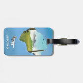 Lesotho Südafrika Skipposter Gepäckanhänger (Rückseite horizontal)