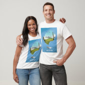 Lesotho Südafrika Skipposter T-Shirt (Unisex)