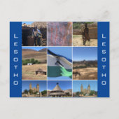 Lesotho-Szenen Postkarte (Vorderseite)