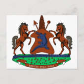 Lesotho-Wappen Postkarte (Vorderseite)