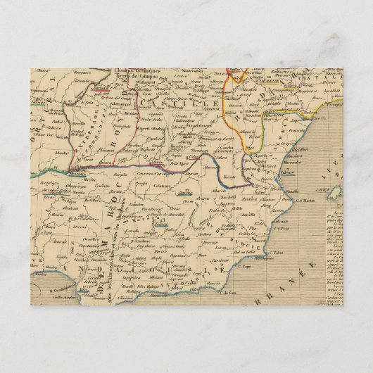 L'Espagne 1027 a 1212 Postkarte (Vorderseite)