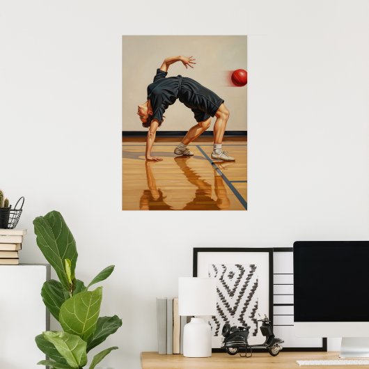 L'ESQUIVE GRACIEUSE (Das strahlendes Dodge) Poster (Heimbüro)