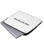 Less But Better Minimalist Professional Laptopschutzhülle (Vorne Knopf)