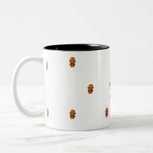 less but better Mug Zweifarbige Tasse (Links)