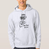Less Noise, Better Focus Hoodie (Vorderseite)