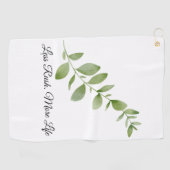Less Rush More Life Beach Towel Golfhandtuch (Horizontal)