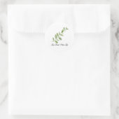 Less Rush More Life Ceramic Plate Runder Aufkleber (Tasche)