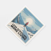 Less Scrolling, More Living Serviette (Ecke)