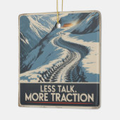 Less Talk. More Traction Keramikornament (Links)