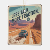 Less Talk. More Traction Keramikornament (Links)
