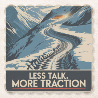 Less Talk. More Traction Untersetzer