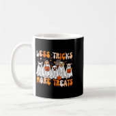 Less Tricks More Treats Soky Ghost Dogs Vet Tech Kaffeetasse (Links)