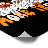 Less Tricks More Treats Soky Ghost Dogs Vet Tech  Poster (Ecke)