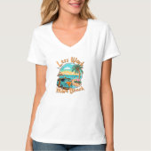 Less Work More Beach for Summer Vacation T-Shirt (Vorderseite)