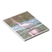 Lesser Flamingo Watercolor Notizblock (angewinkelt)