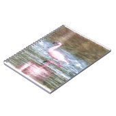 Lesser Flamingo Watercolor Notizblock (Linke Seite)