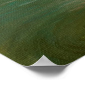 Lesser flamingos painting Art Poster (Ecke)