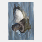 Lesser Scaup Duck Geschirrtuch (Vertikal)
