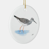 Lesser Yellowlegs Keramik Ornament (Rechts)