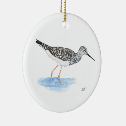 Lesser Yellowlegs Keramik Ornament (Rechts)