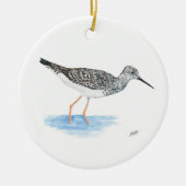 Lesser Yellowlegs Keramik Ornament (Vorne)
