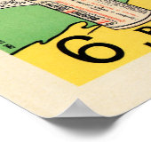 Lessive Figaro Soap Wäscherei Detergent Old Paris Poster (Ecke)