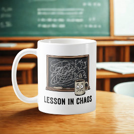 Lesson in Chaos | School Life Sarcasm Kaffeetasse