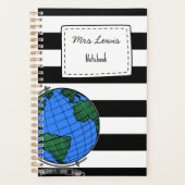 LESSON PLANNANT WITH NAME world theme Planer (Vorderseite)