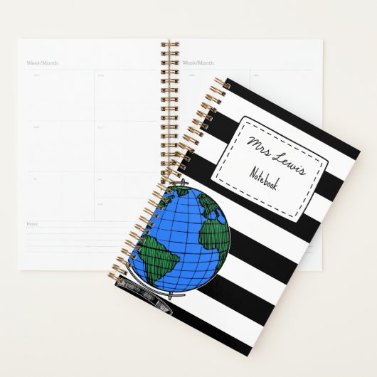 LESSON PLANNANT WITH NAME world theme Planer (Anzeige)
