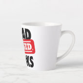 Lest Banned Books Latte Tasse (Rechts)