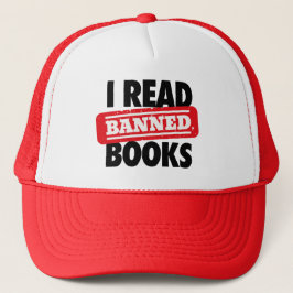 Lest Banned Books Trucker Hat Truckerkappe