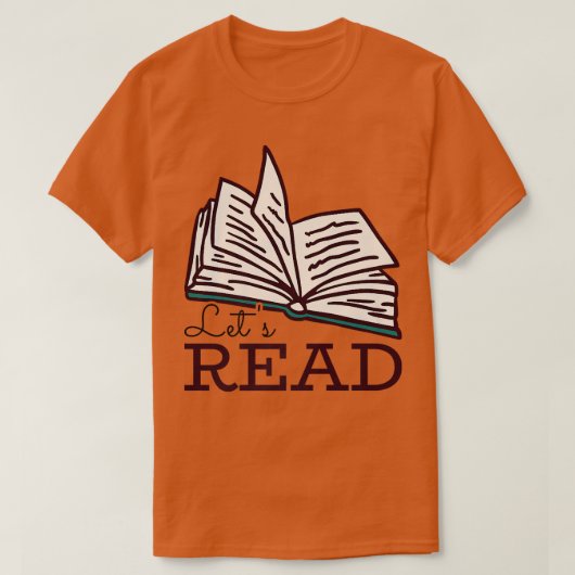 Lest Bücher T-Shirt (Design vorne)