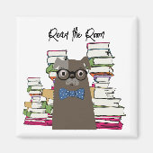 Lest den Hund im Zimmer Magnet (Vorne)