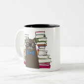 Lest den Hund im Zimmer Zweifarbige Tasse (Vorderseite Links)