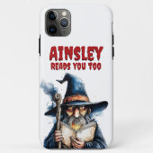 Lest dir zu gruseliges Halloween-Zauberer Case-Mate iPhone Hülle (Rückseite)